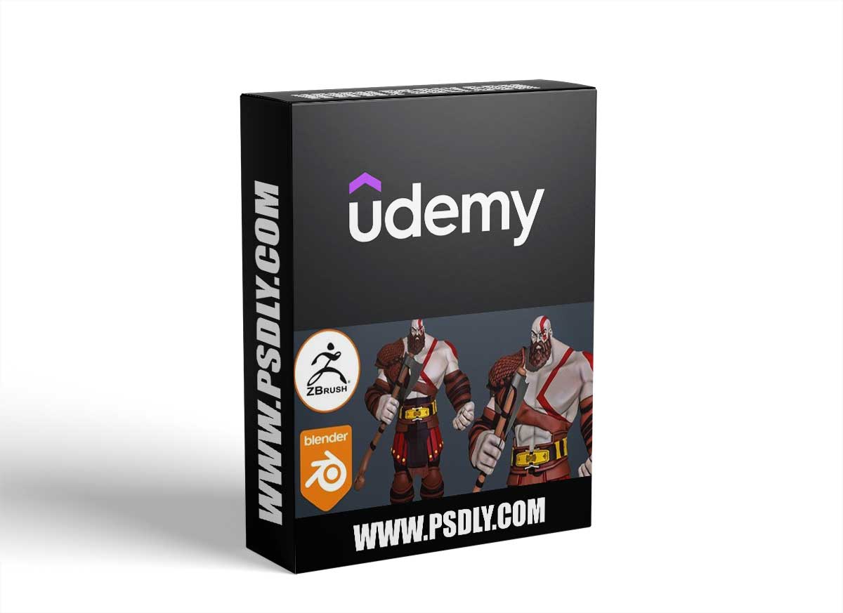 Sculpting Stylized character Kratos In Zbrush 1 Sculpting Stylized character Kratos In Zbrush