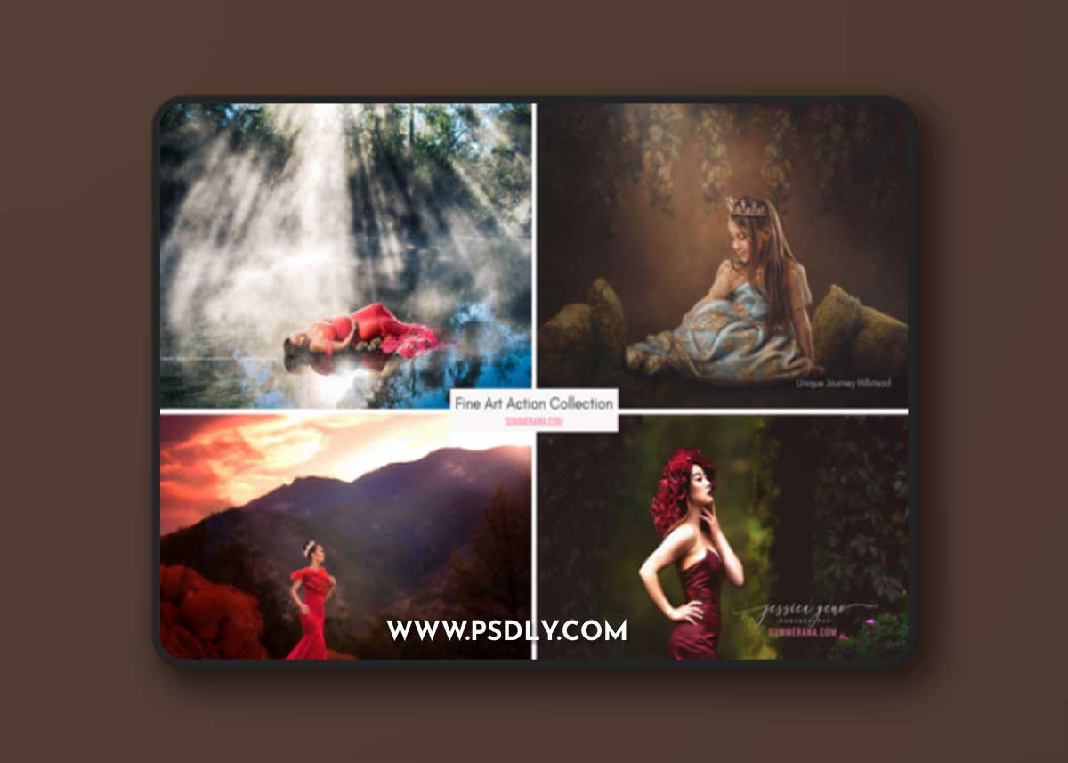 Summerana - Fine Art Painterly Actions 1 Summerana - Fine Art Painterly Actions