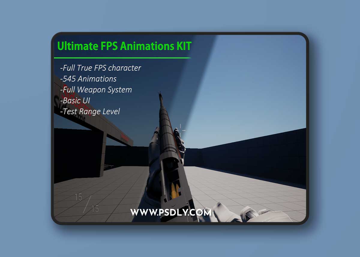 Unreal Engine - Ultimate FPS Animations Kit (5.1) 1 Unreal Engine - Ultimate FPS Animations Kit (5.1)