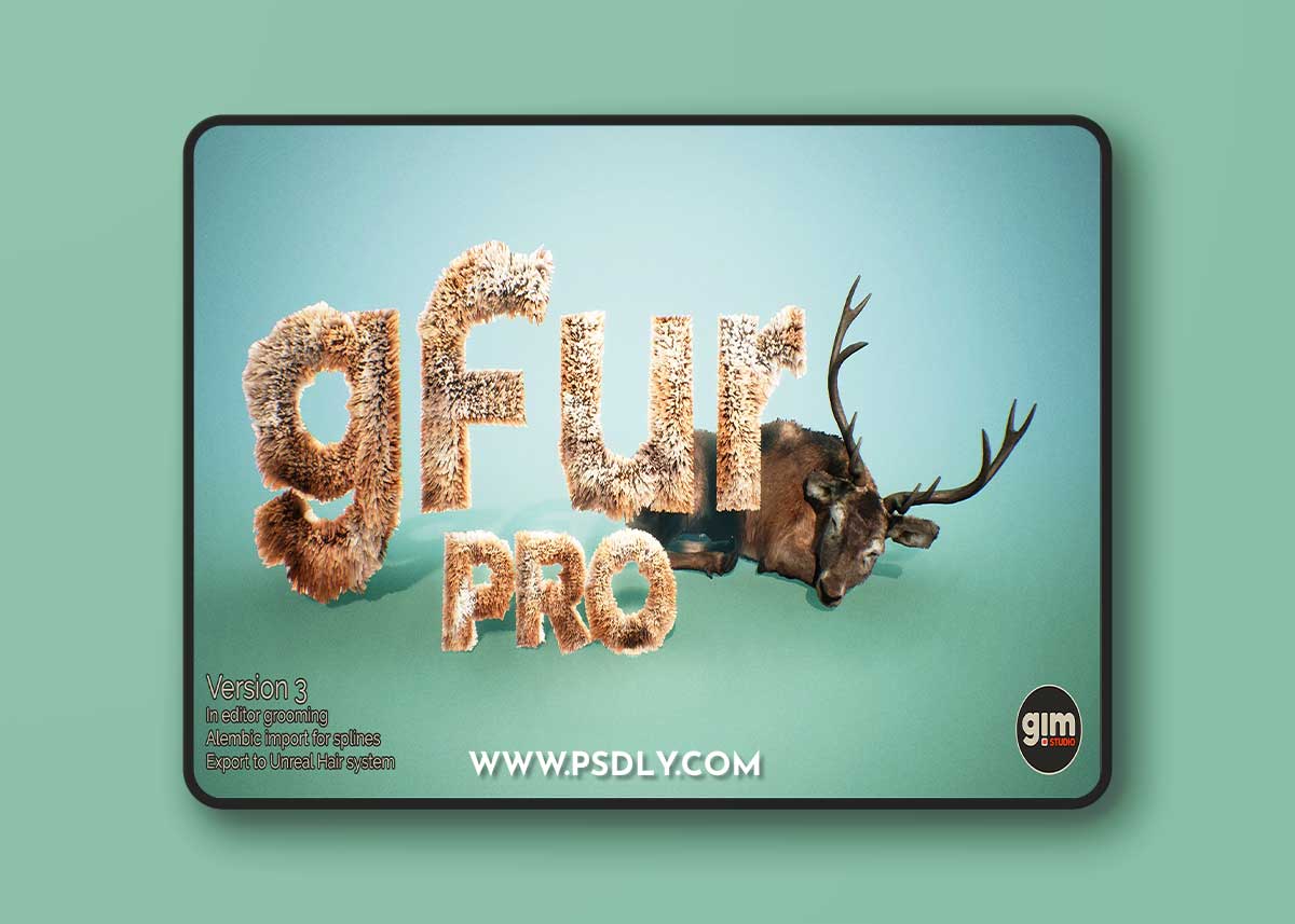 Unreal Engine - gFur PRO v3.8.3 (4.27) 1 Unreal Engine - gFur PRO v3.8.3 (4.27)