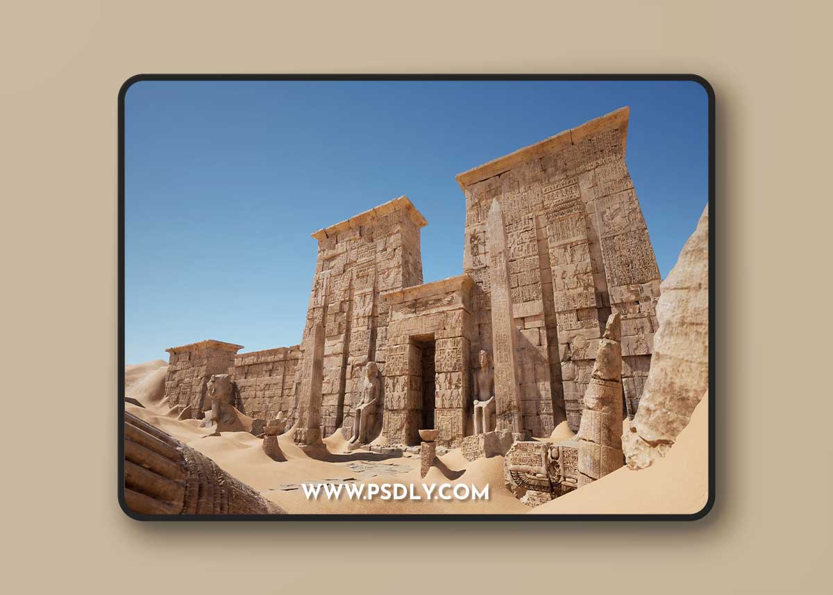 Unreal Engine – Egypt Ruins Environment 1 Unreal Engine – Egypt Ruins Environment