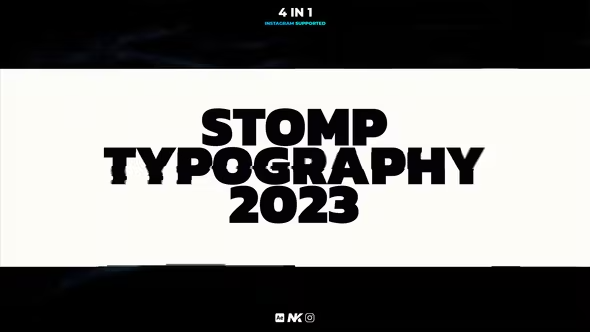 Videohive 2023 Stomp Typography 42975809 1 Videohive 2023 Stomp Typography 42975809