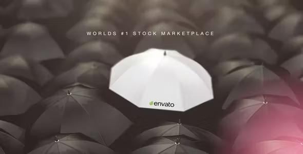 Videohive Be Unique Logo Reveal - Umbrellas 14880760 1 Videohive Be Unique Logo Reveal - Umbrellas 14880760