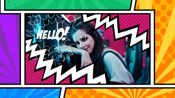 Videohive Comic page Intro 42971160 1 Videohive Comic page Intro 42971160