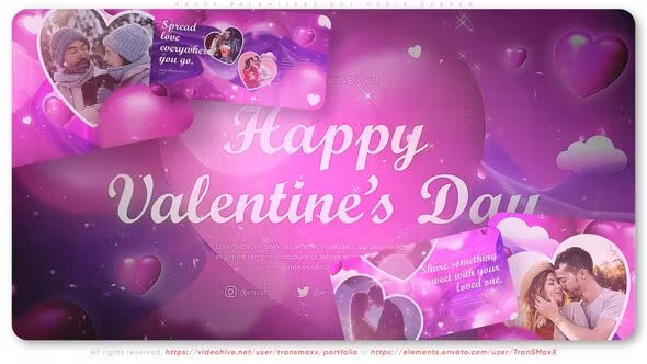 Videohive Happy Valentines Day Media Opener 42801192 1 Videohive Happy Valentines Day Media Opener 42801192