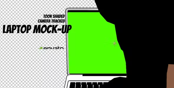 Videohive Man Typing on Laptop - Toon Shaded 21287543 1 Videohive Man Typing on Laptop - Toon Shaded 21287543