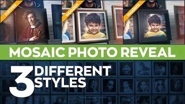 Videohive Mosaic Photo Reveal Pack 38299257 1 Videohive Mosaic Photo Reveal Pack 38299257