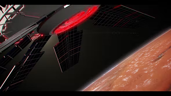 Videohive Satellite over Mars 14247318 1 Videohive Satellite over Mars 14247318
