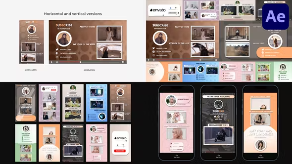 Videohive Social Media Endscreens for After Effects 42679176 1 Videohive Social Media Endscreens for After Effects 42679176