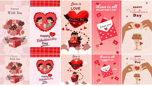 Videohive Valentine's Day Instagram Stories & Posts - Cartoon Animation pack 42894665 1 Videohive Valentine's Day Instagram Stories & Posts - Cartoon Animation pack 42894665