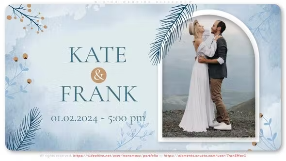 Videohive Winter Wedding Slideshow 42788240 1 Videohive Winter Wedding Slideshow 42788240