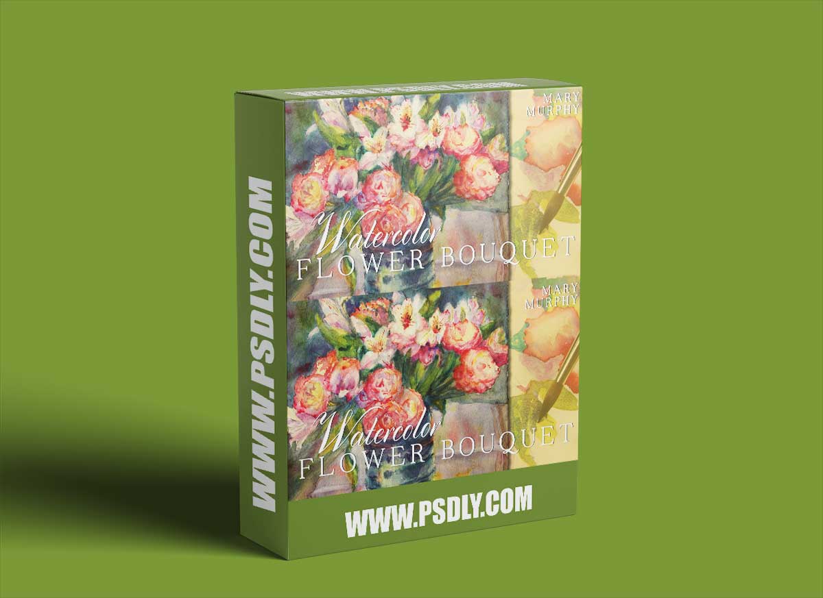 Watercolor Flower Bouquet With Mary P. Murphy 1 Watercolor Flower Bouquet With Mary P. Murphy