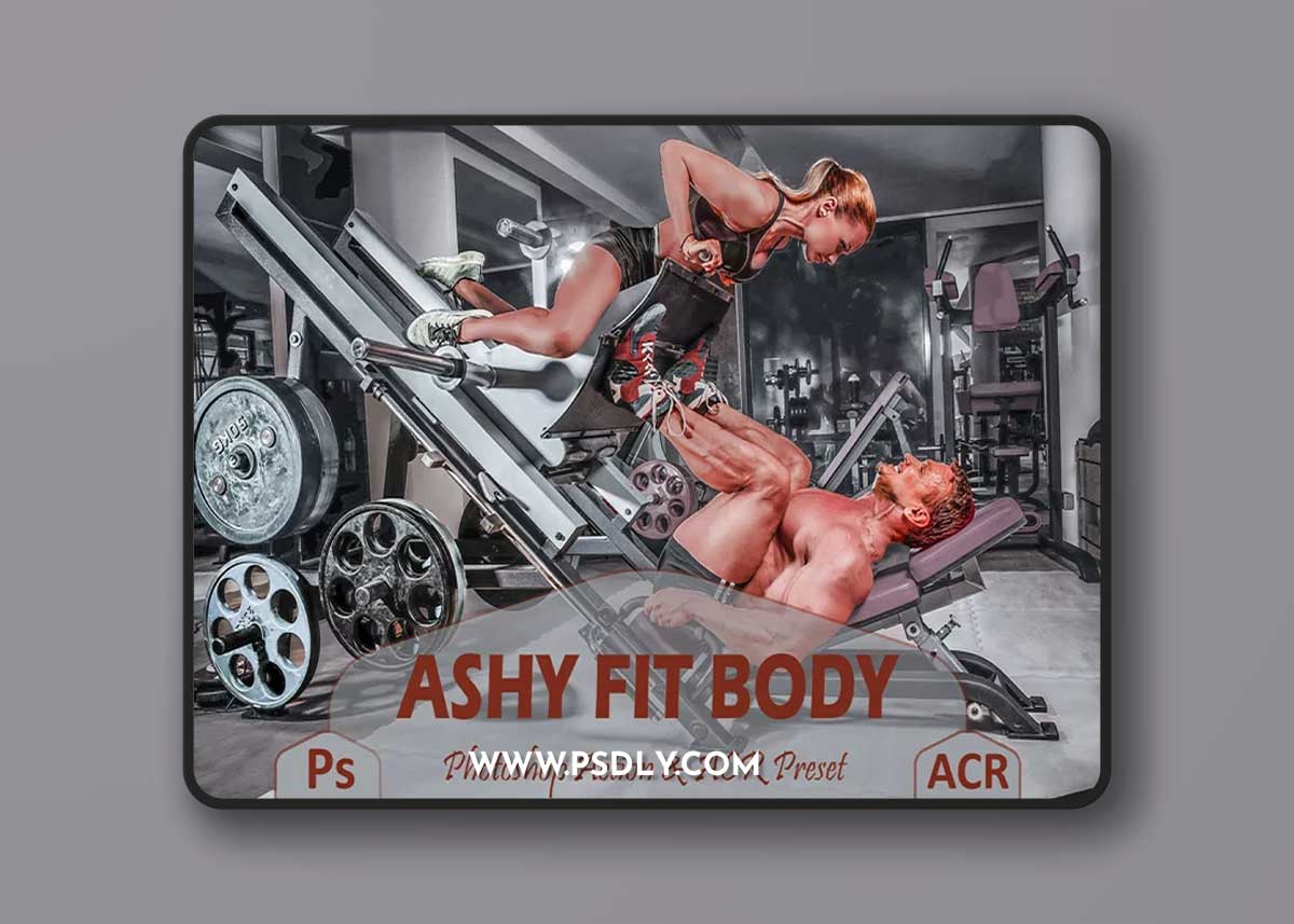 12 Ashy Fit Body Photoshop Actions 1 12 Ashy Fit Body Photoshop Actions