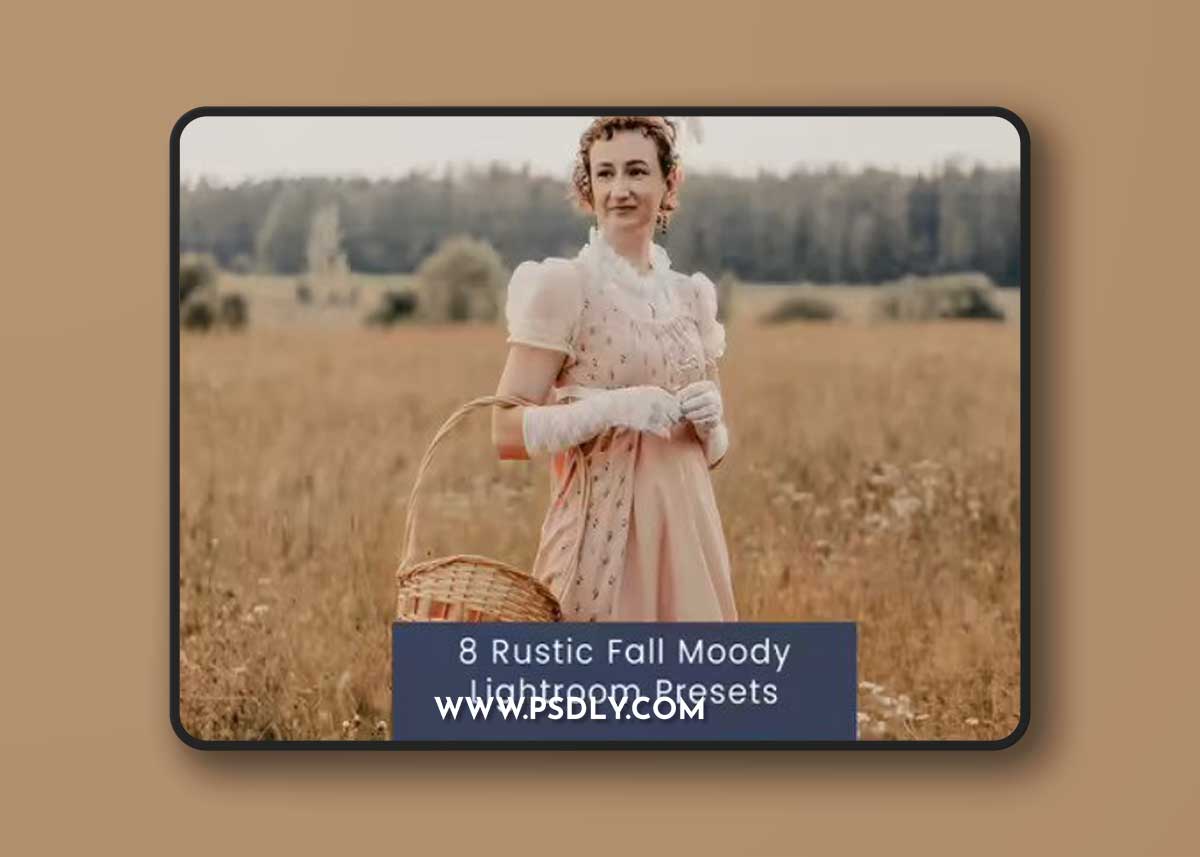 8 Rustic Fall Moody Lightroom Presets