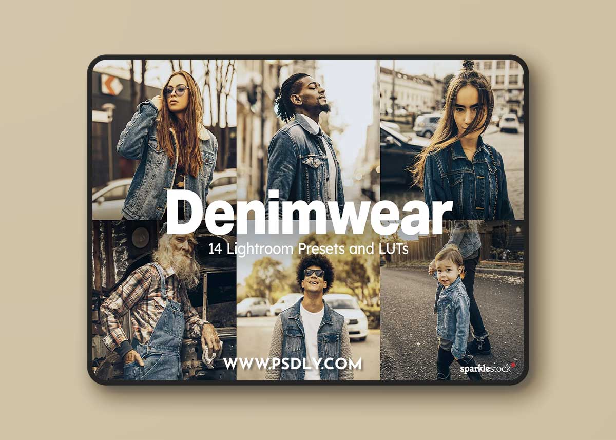 CreativeMarket - 14 Denimwear Lightroom Presets and LUTs 12736996 1 CreativeMarket - 14 Denimwear Lightroom Presets and LUTs 12736996