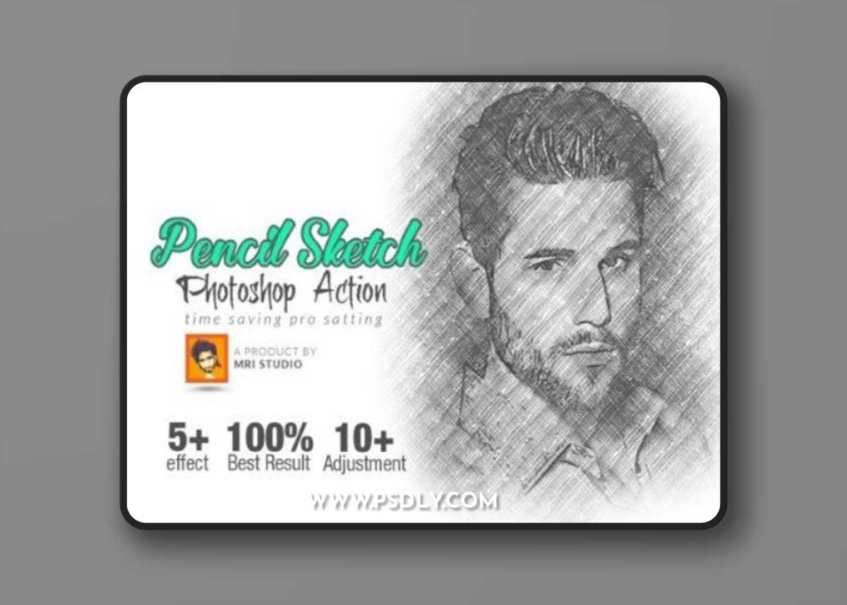 Creativemarket - Pencil Sketch Photoshop Action 2690991 1 Creativemarket - Pencil Sketch Photoshop Action 2690991