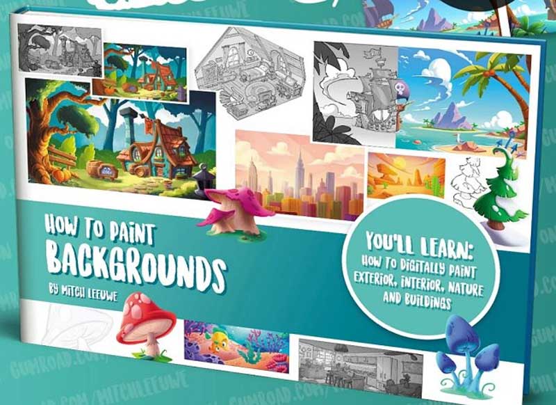 Gumroad – How to Paint Backgrounds 1 Gumroad – How to Paint Backgrounds