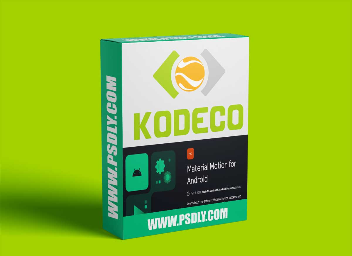 Kodeco - Material Motion for Android 1 Kodeco - Material Motion for Android