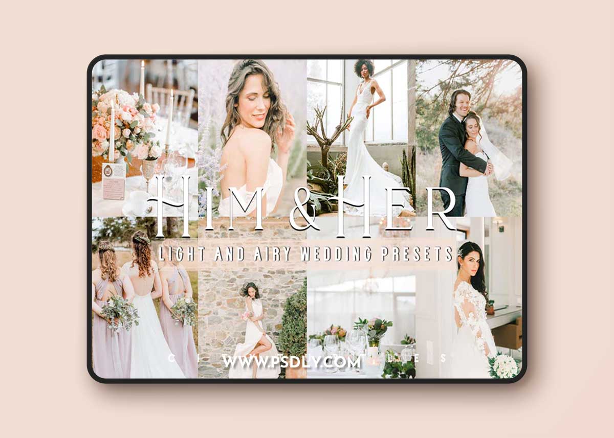 Light and Airy Wedding HIM & HER Fine Art Lightroom Presets 1 Light and Airy Wedding HIM & HER Fine Art Lightroom Presets