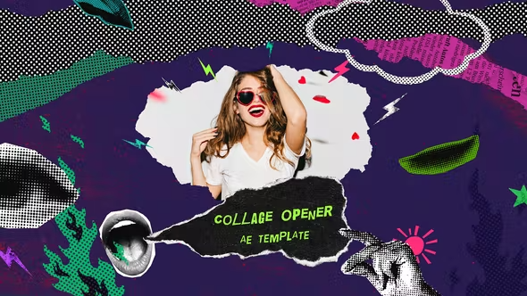 Videohive Collage Opener 43418243 1 Videohive Collage Opener 43418243