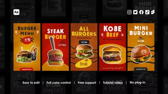 Videohive Fast Food Instagram Stories 43745434 1 Videohive Fast Food Instagram Stories 43745434