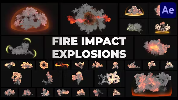 Videohive Fire Impact Explosions for After Effects 43428198 1 Videohive Fire Impact Explosions for After Effects 43428198