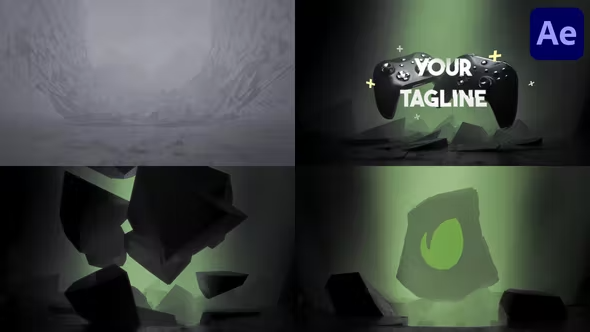 Videohive Game And Stream Logo Opener for After Effects 43360840 1 Videohive Game And Stream Logo Opener for After Effects 43360840