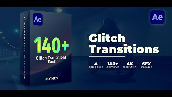 Videohive Glitch Transitions 43601069 1 Videohive Glitch Transitions 43601069