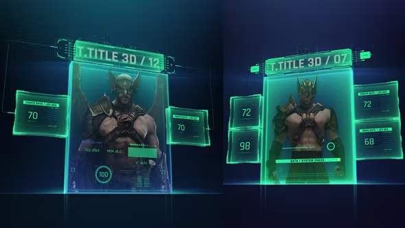 Videohive HUD 3D Profiles 2 43252318 1 Videohive HUD 3D Profiles 2 43252318