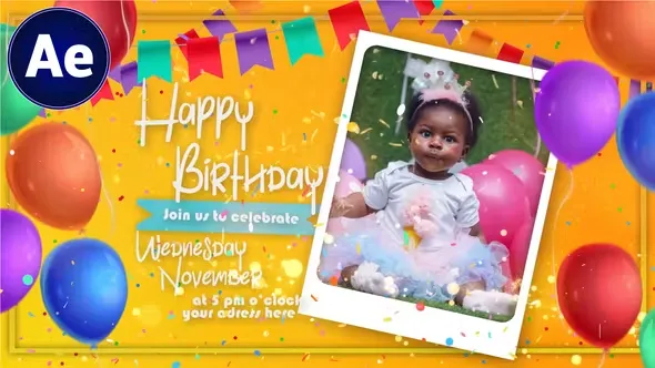 Videohive Happy Birthday Intro 43784705 1 Videohive Happy Birthday Intro 43784705