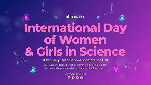 Videohive International Day Of Women & Girls In Science 43506947 1 Videohive International Day Of Women & Girls In Science 43506947