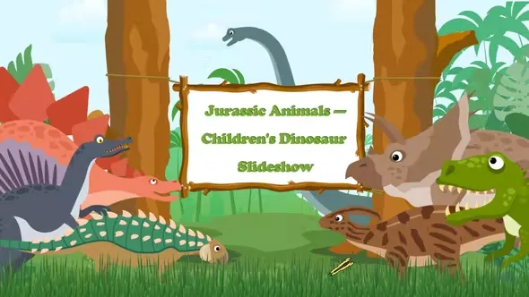 Videohive Jurassic Animals--Children's Dinosaur Slideshow 43672758 1 Jurassic Animals--Children's Dinosaur Slideshow