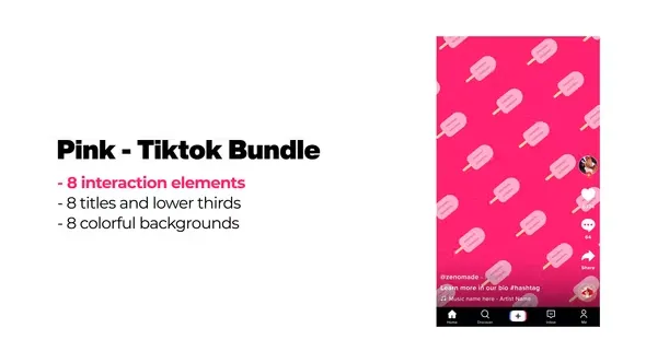 Videohive Pink - TikTok Bundle 43768803 1 Videohive Pink - TikTok Bundle 43768803