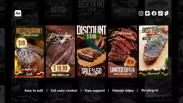 Videohive Restaurant Instagram Stories 43745353 1 Videohive Restaurant Instagram Stories 43745353