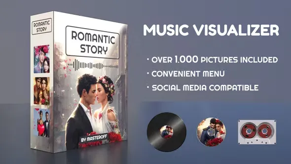 Videohive Romantic Love Story Music Visualizer 43518973 1 Romantic Love Story Music Visualizer