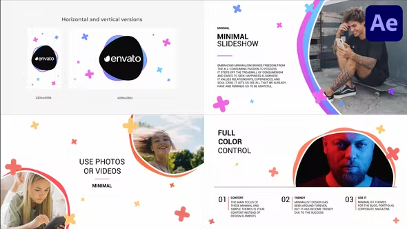 Videohive Simple Shapes Slideshow for After Effects 43576845 1 Videohive Simple Shapes Slideshow for After Effects 43576845