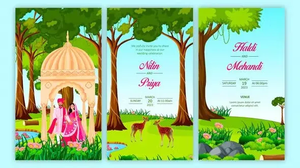 Videohive Traditional Wedding Invitation Story Card 43750774 1 Traditional Wedding Invitation Story Card
