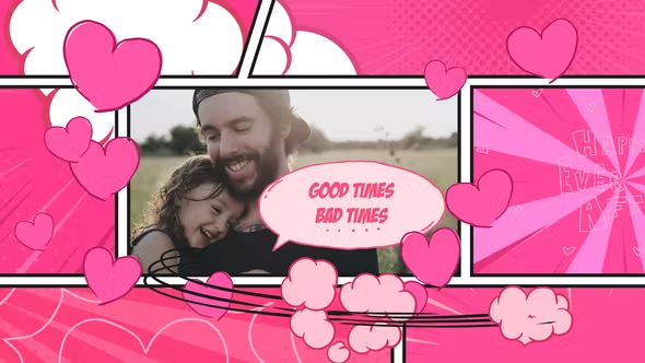 Videohive Valentine Comic Opener 43433146 1 Videohive Valentine Comic Opener 43433146
