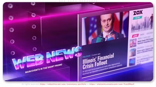 Videohive Web News Announce 43407538 1 Videohive Web News Announce 43407538