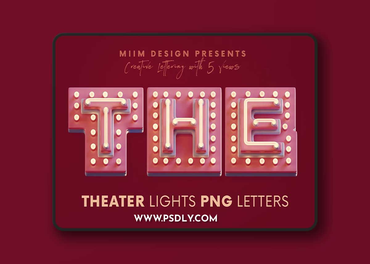 Creativemarket - Theater Lights - 3D Lettering 12646336 1 Creativemarket - Theater Lights - 3D Lettering 12646336