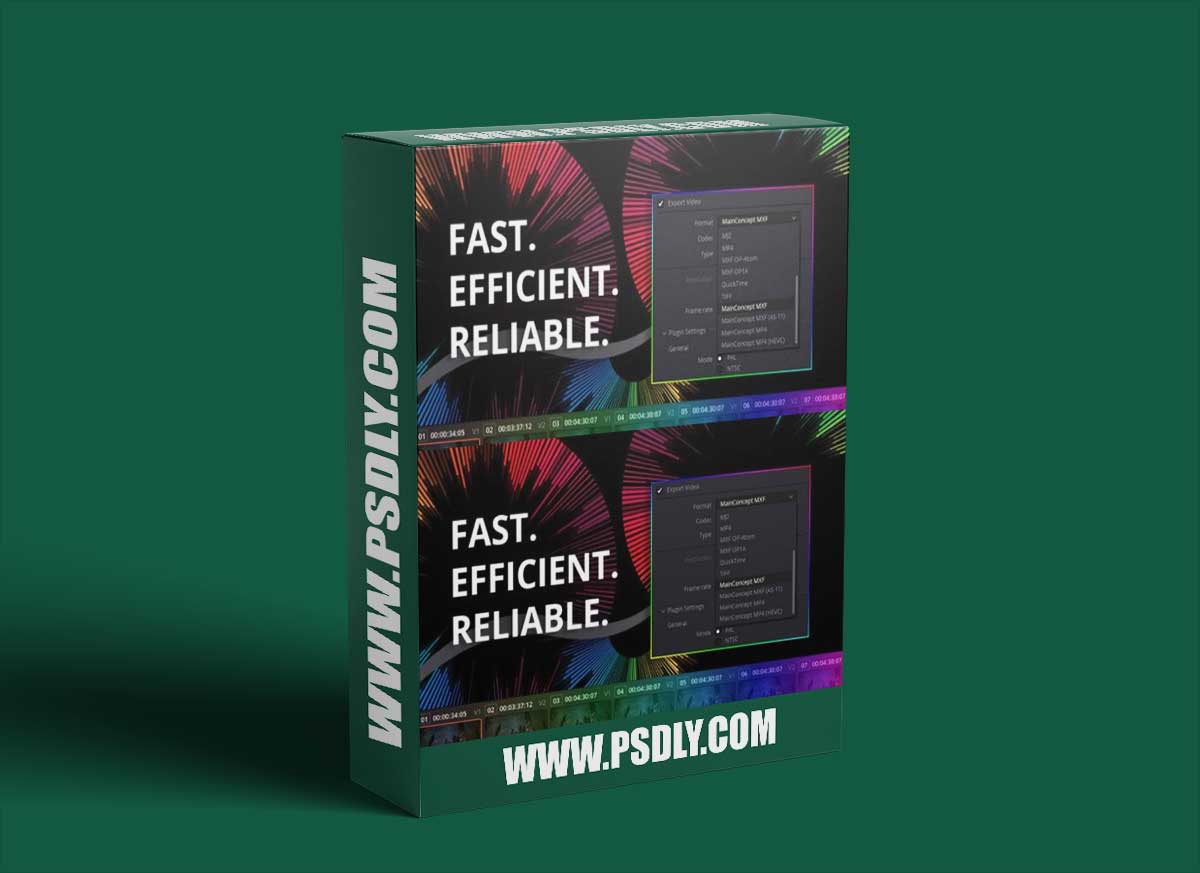 MainConcept Codec Plugin 1.7.2 for DaVinci Resolve 1 MainConcept Codec Plugin 1.4 for DaVinci Resolve