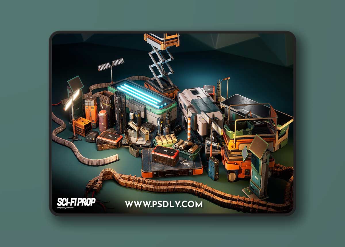 Unreal Engine Marketplace - Sci-Fi Props Vol01 (5.1) 1 Unreal Engine Marketplace - Sci-Fi Props Vol01 (5.1)