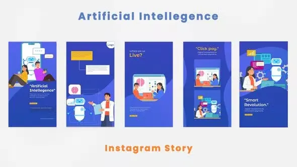 Videohive Artificial Intelligence Instagram Story 44420207 1 Videohive Artificial Intelligence Instagram Story 44420207