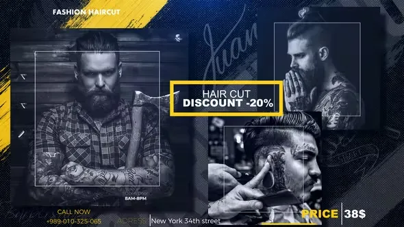 Videohive BarberShop Slideshow 26560349 1 Videohive BarberShop Slideshow 26560349
