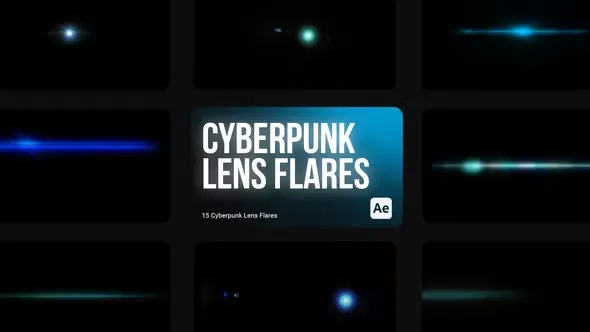 Videohive Cyberpunk HUD Lens Flares for After Effects 43960909 1 Videohive Cyberpunk HUD Lens Flares for After Effects 43960909