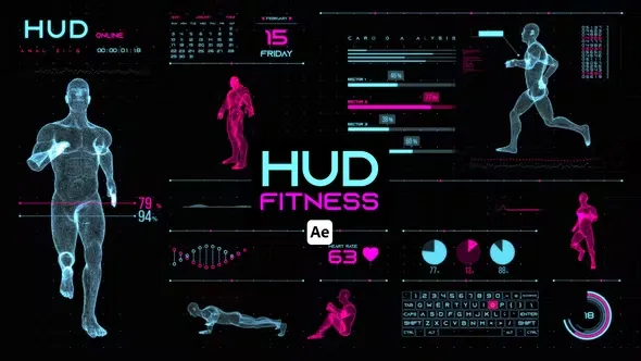Videohive HUD Fitness for After Effects 44657728 1 Videohive HUD Fitness for After Effects 44657728