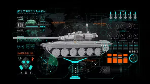 Videohive HUD Info Miltary Tank 44256787 1 HUD Info Miltary Tank
