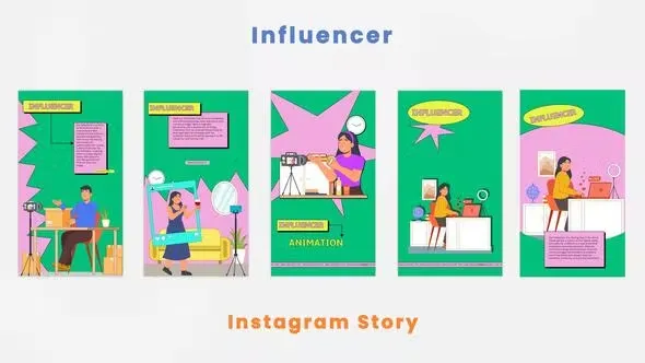 Videohive Influencer Character Instagram Story 44419997 1 Videohive Influencer Character Instagram Story 44419997