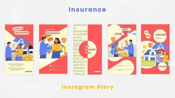Videohive Insurance Illustration Instagram Story 44419936 1 Videohive Insurance Illustration Instagram Story 44419936