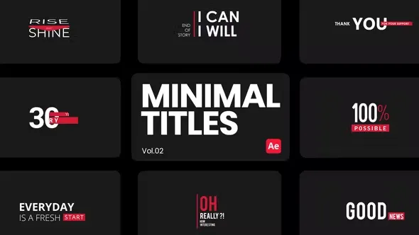 Videohive Minimal Titles 02 for After Effects 44559060 1 Videohive Minimal Titles 02 for After Effects 44559060
